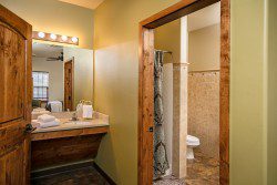 bathroom with wooden trim - The Ranch at Dove Tree