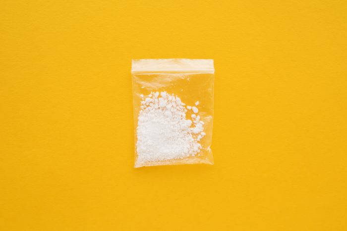 substance in a bag - methamphetamine