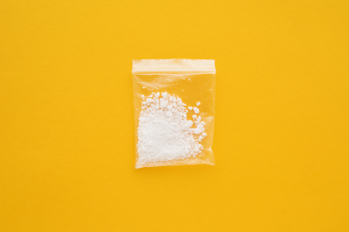 substance in a bag - methamphetamine